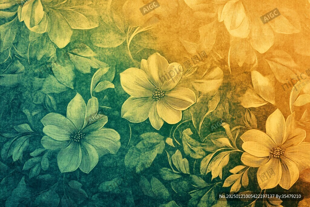 炫彩花朵壁纸