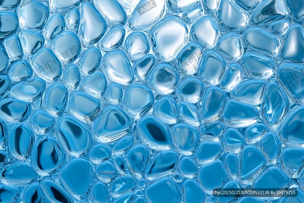 水晶金属玻璃质感