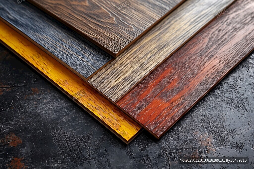 多种颜色木板木材
