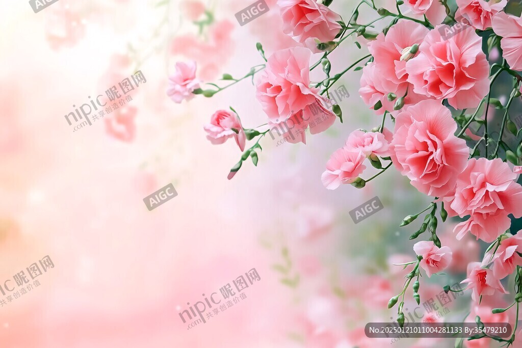 唯美蔷薇背景