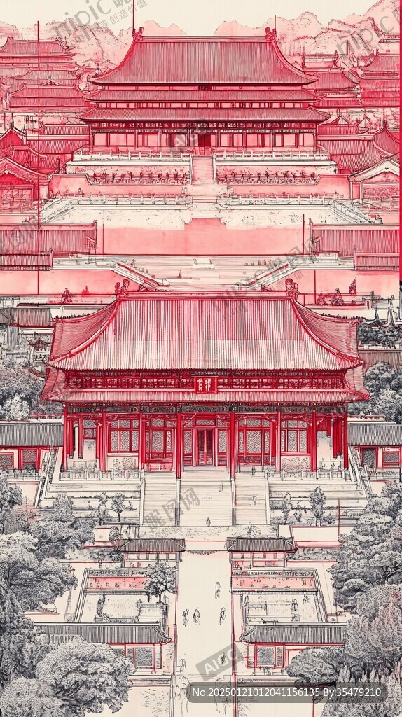 太庙插画