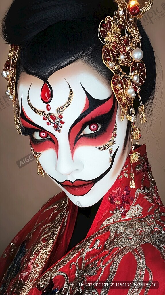 唯美脸谱