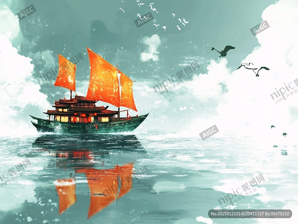古风轮船