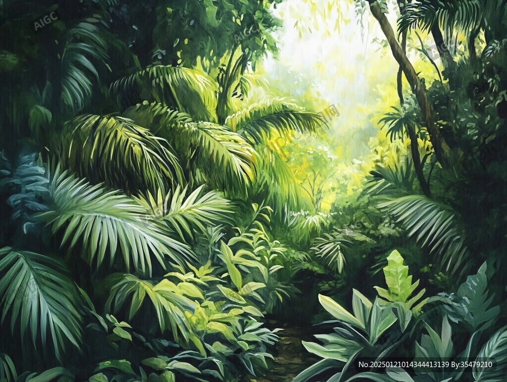 热带雨林插画