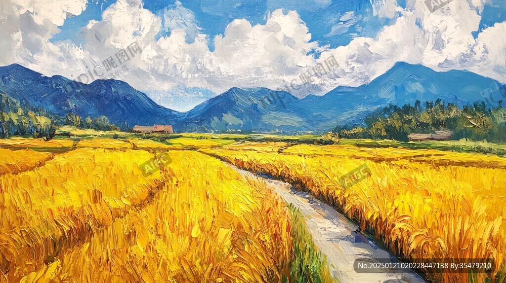稻田油画