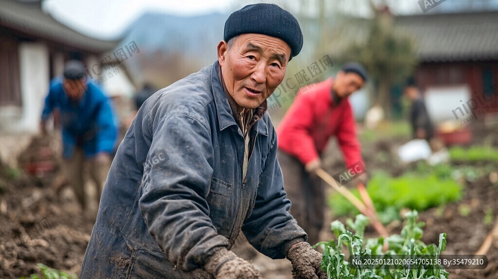 春耕农忙劳动生产
