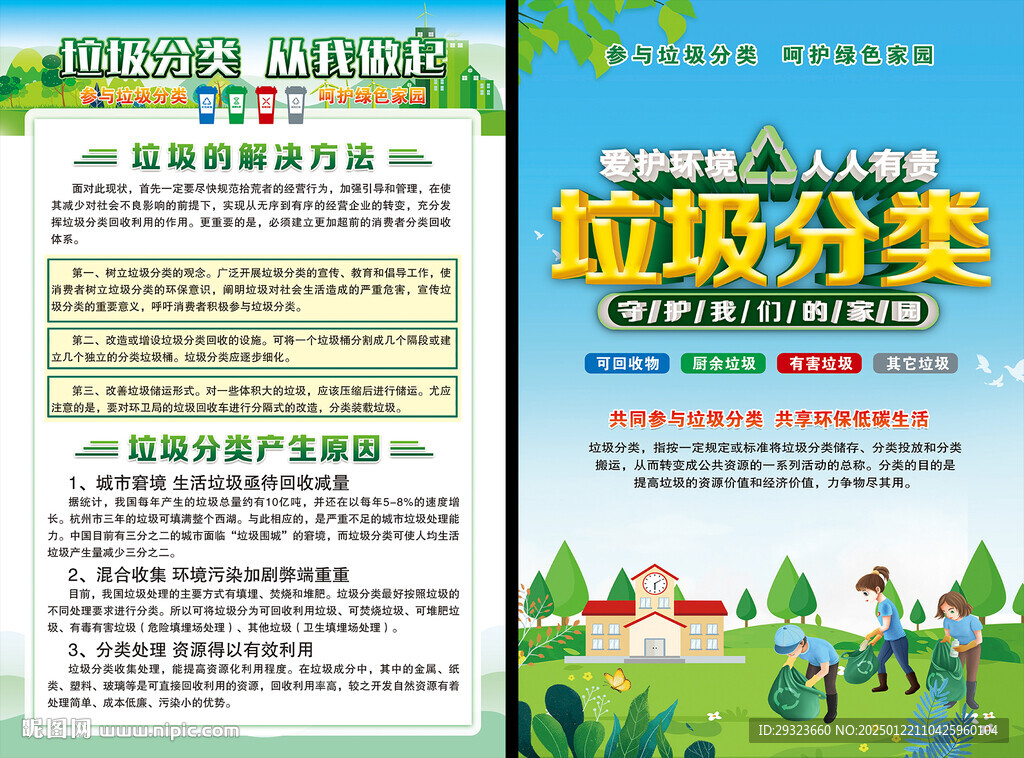 垃圾分类宣传海报