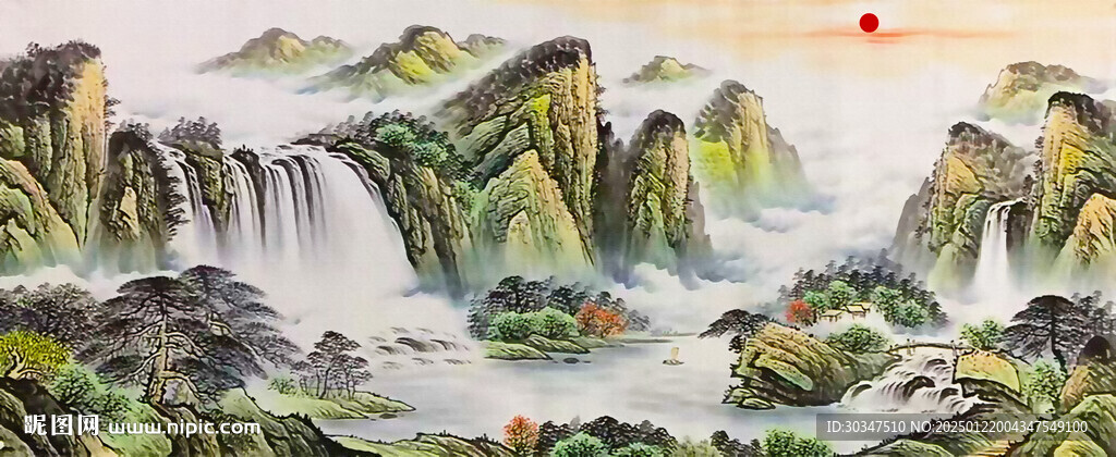 山水风景挂画
