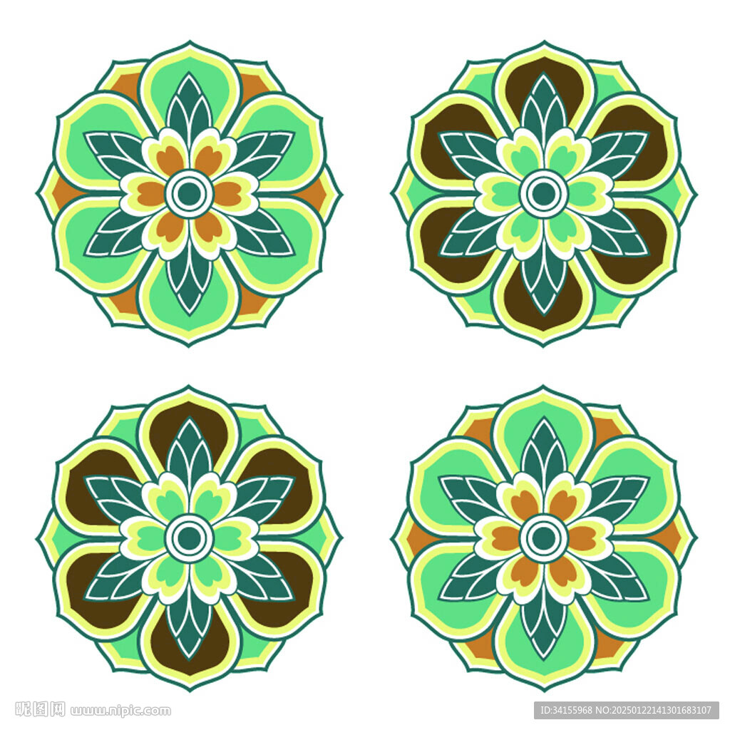 敦煌团花