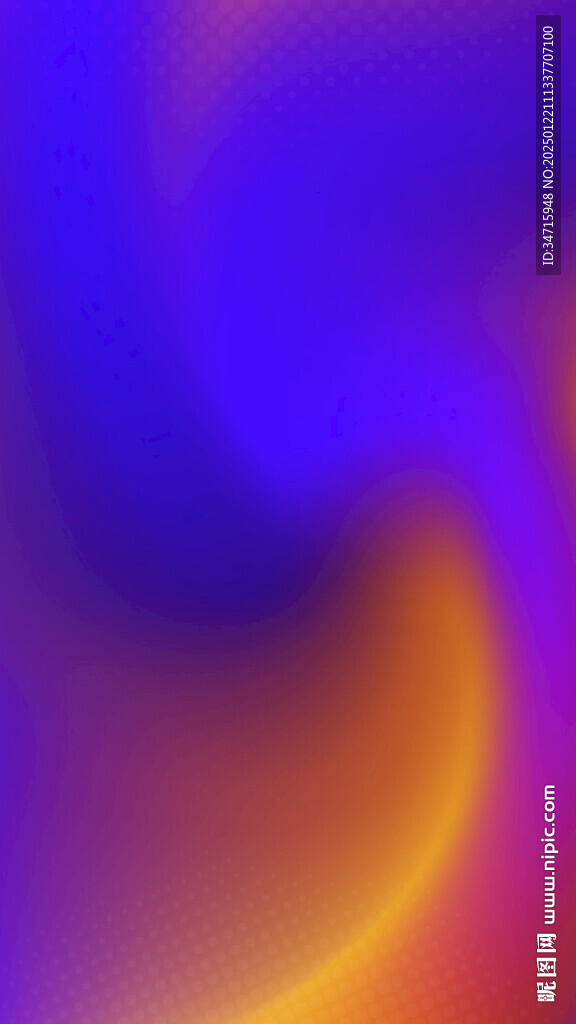 蓝黄色渐变抽象模糊矢量背景