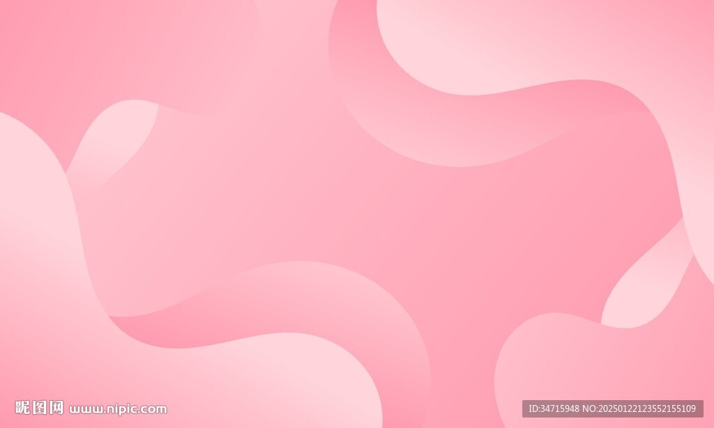 粉色渐变抽象波浪矢量背景