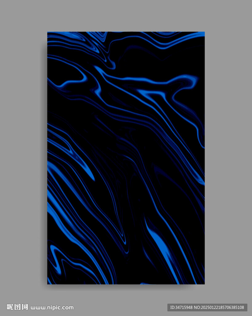 深蓝色酸性流体矢量背景
