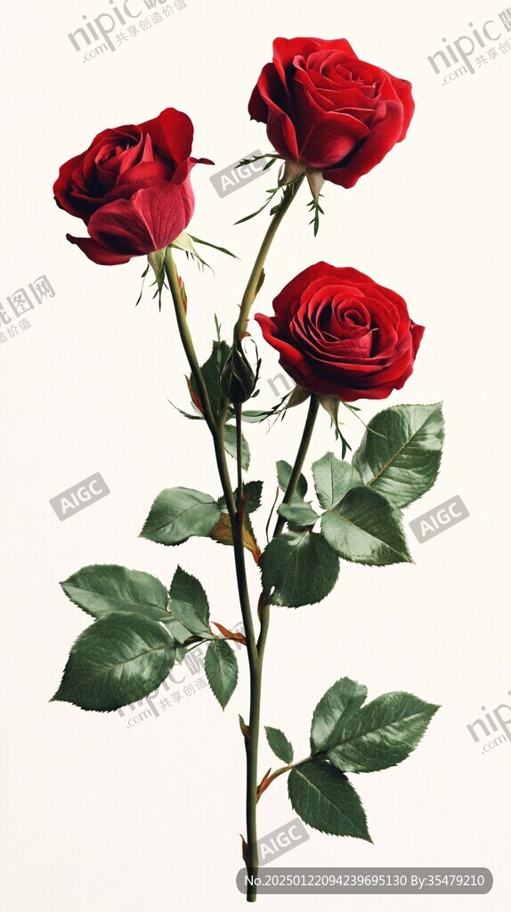 花朵鲜花红色玫瑰花