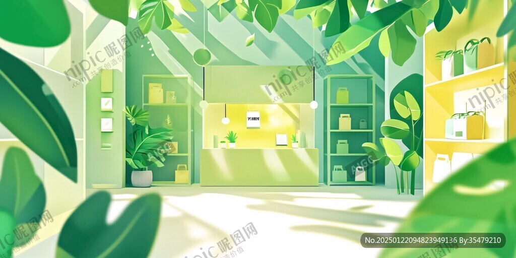 店内插画