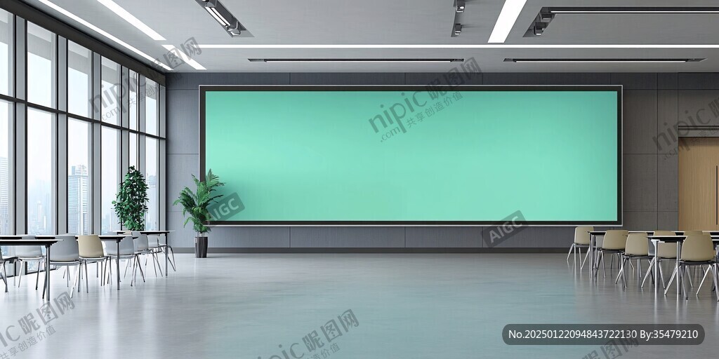 绿色简约会议