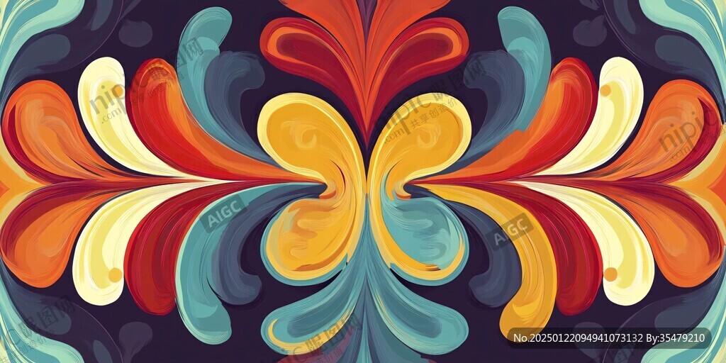 3d印花旋涡背景