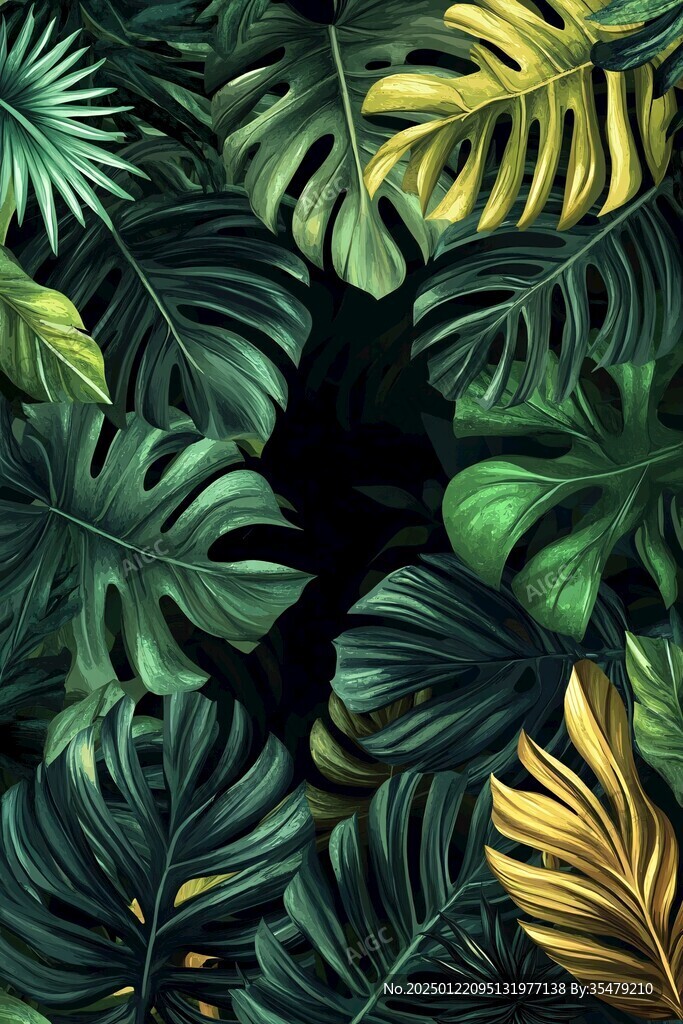 热带雨林插画
