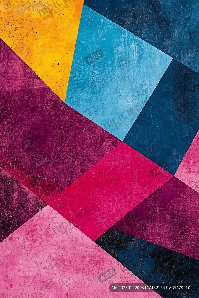 简洁大气拼色纹理