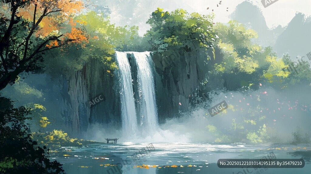 高清古风山水