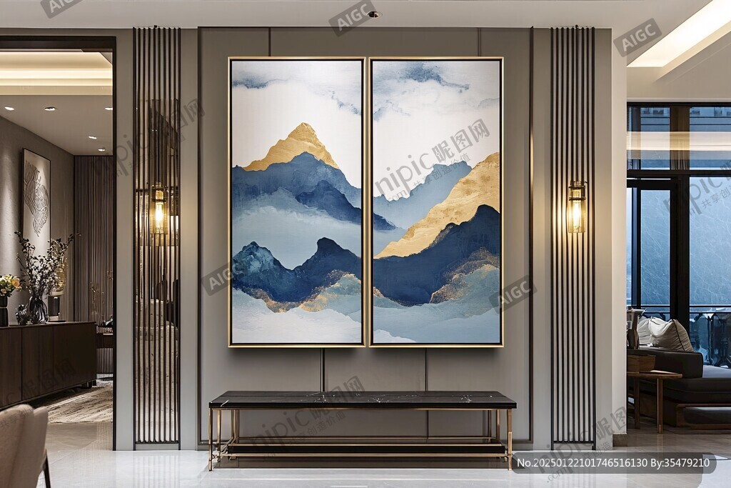 酒店轻奢画