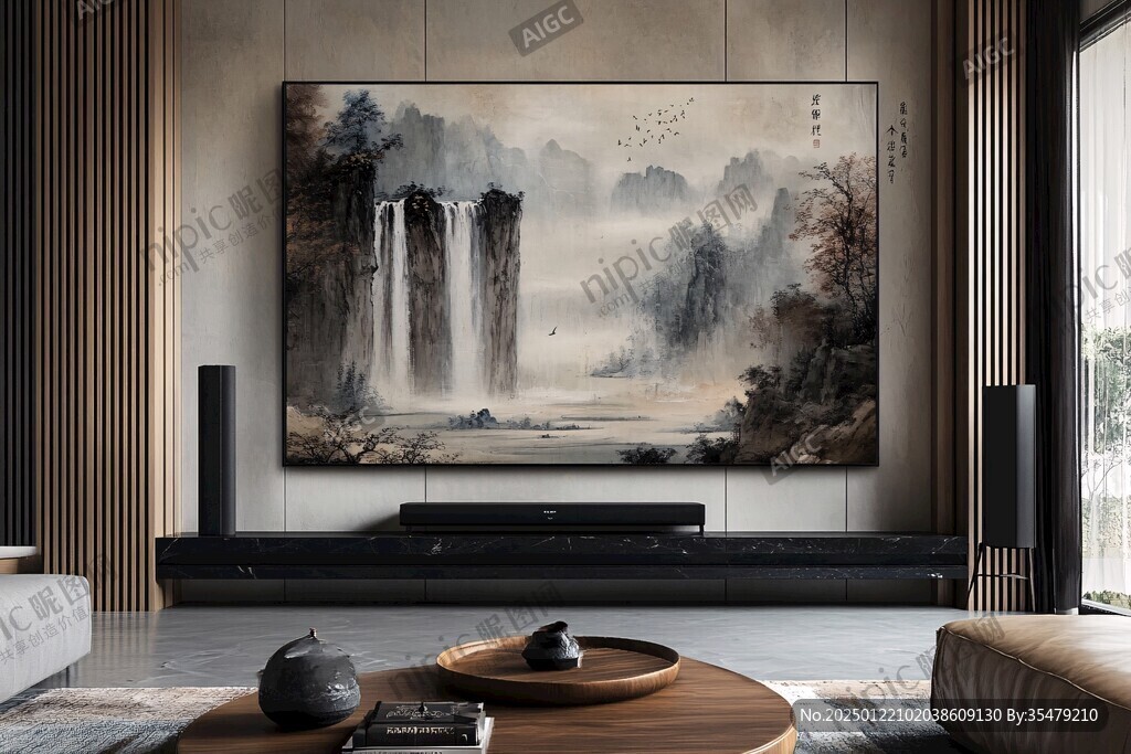 巨幅山水画现代画