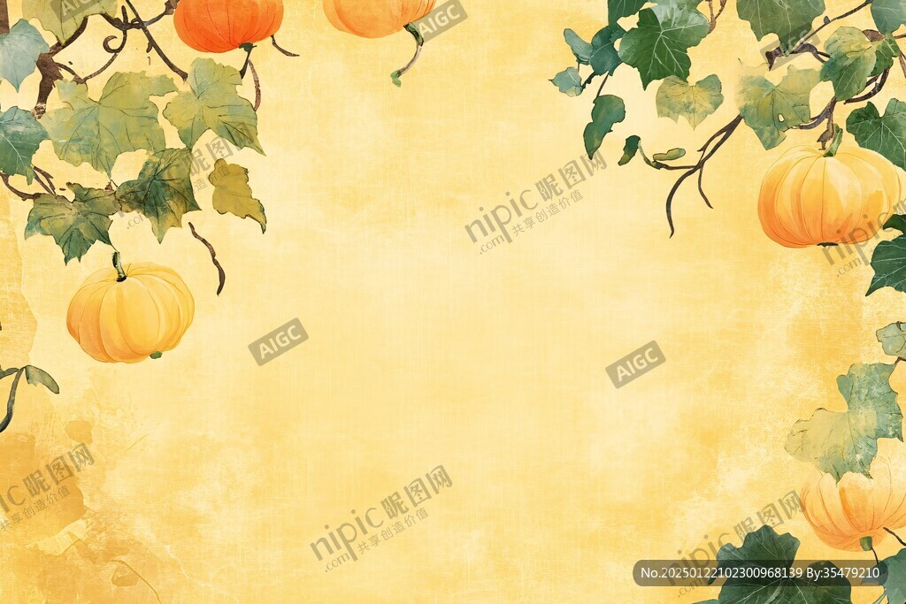 南瓜背景图