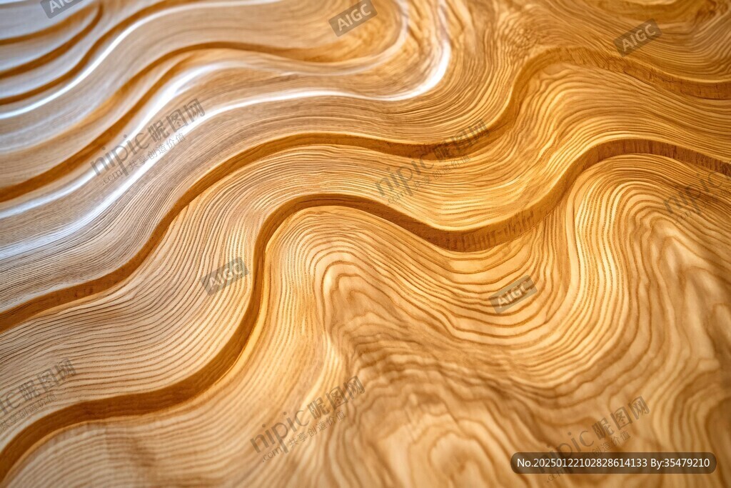 金色抽象流体纹理背景