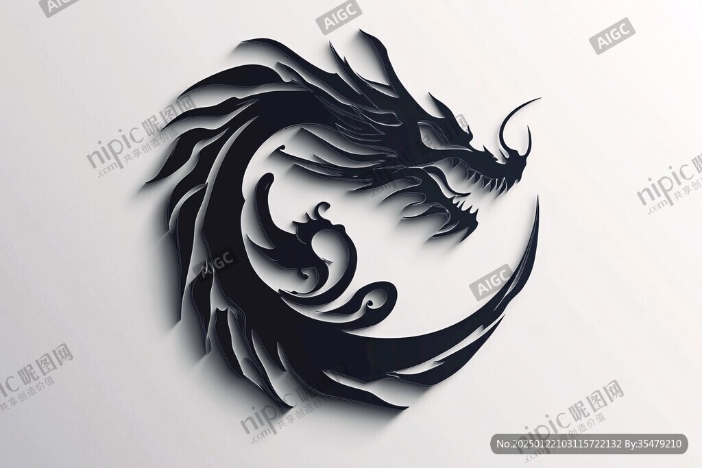 板绘龙头