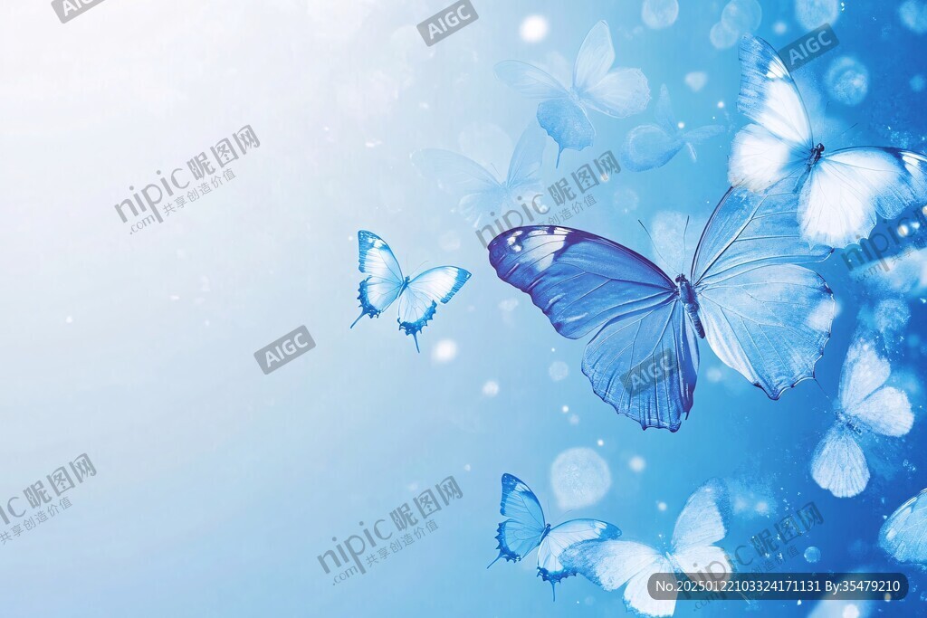 蝴蝶梦幻背景图