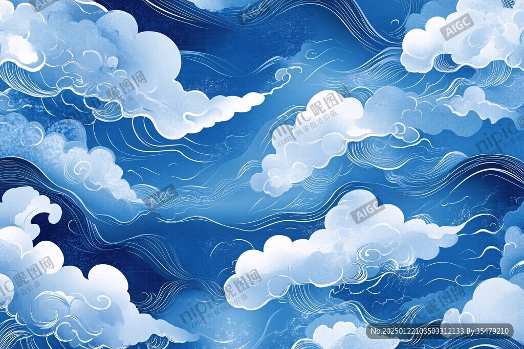 宋代云图高端云纹装饰