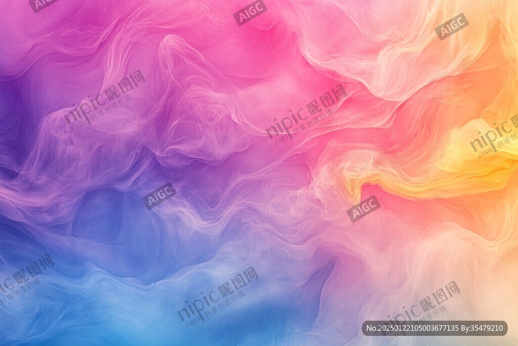 肌理彩色流体背景