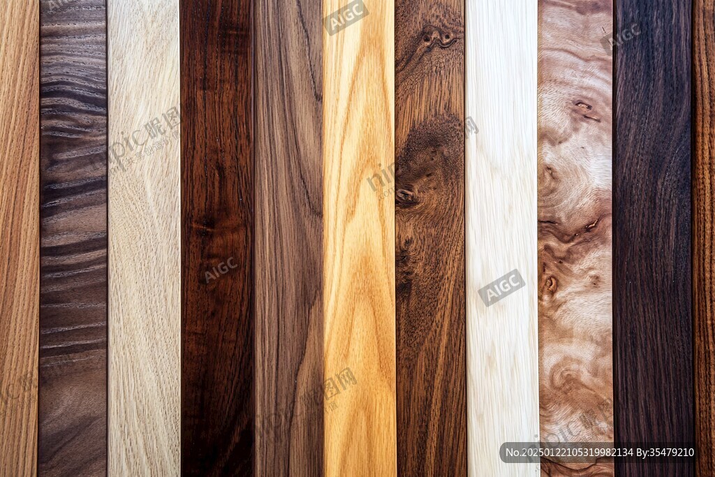 多种颜色木板木材