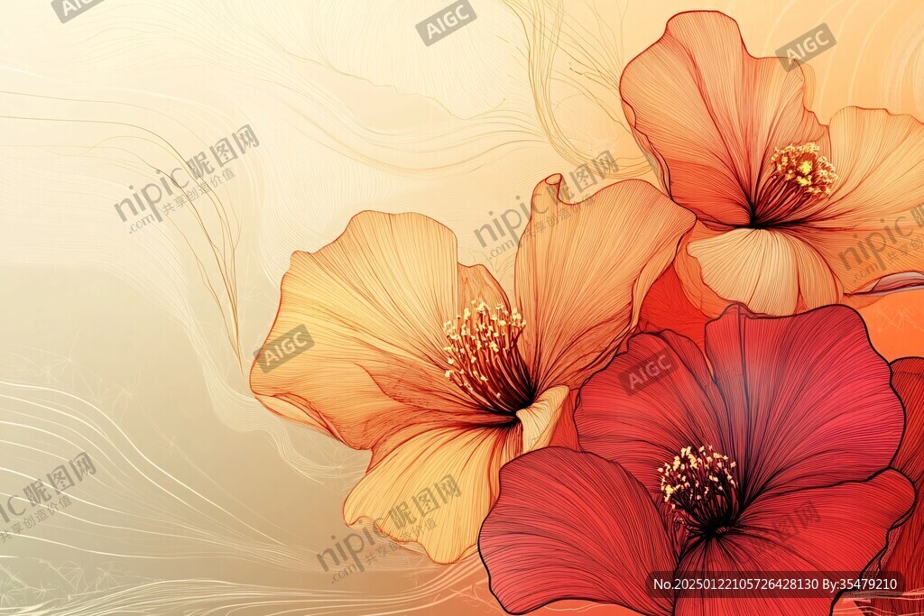 炫彩花朵壁纸