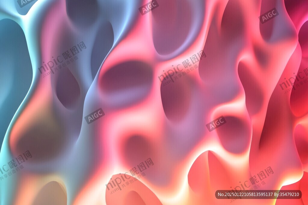 肌理彩色流体背景