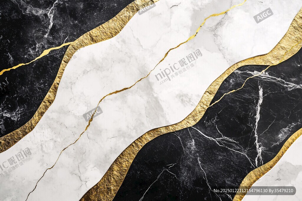 黑金大理石背景