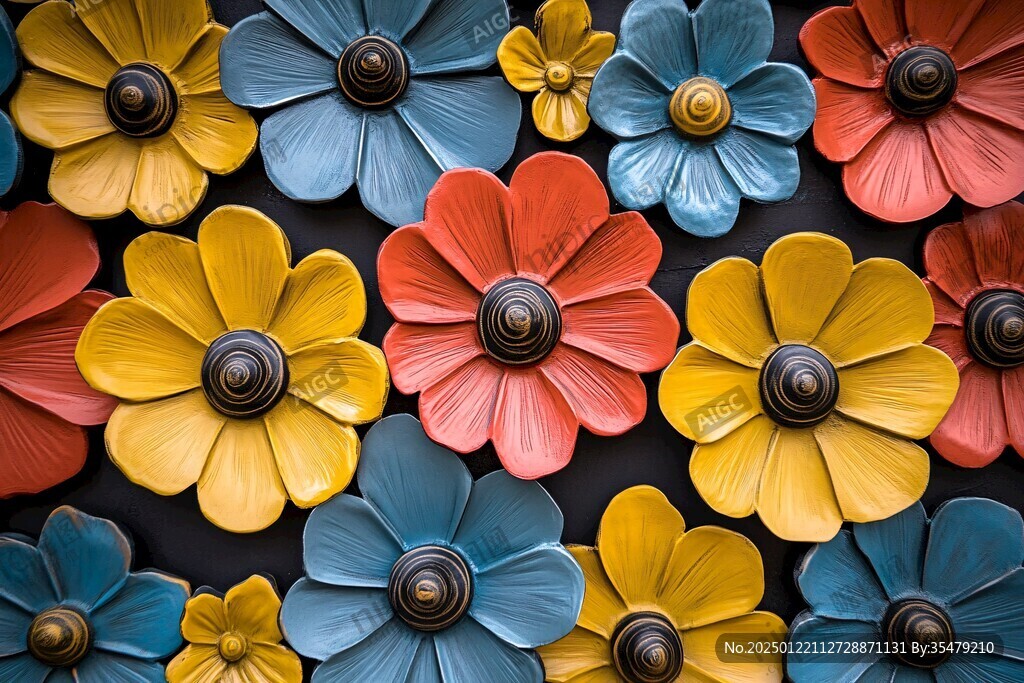 3d立体花壁纸