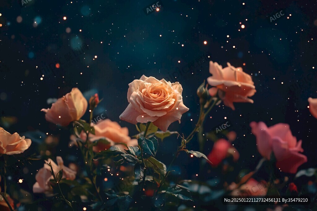 梦幻玫瑰花