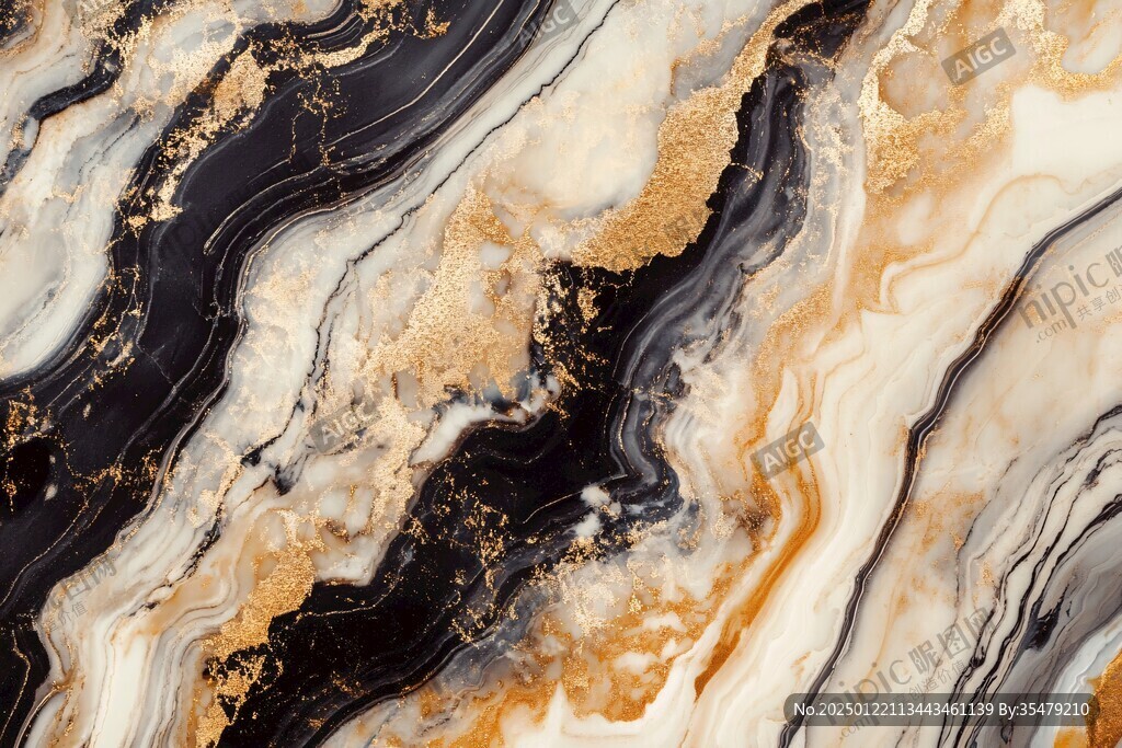 黄蓝相间大理石纹理
