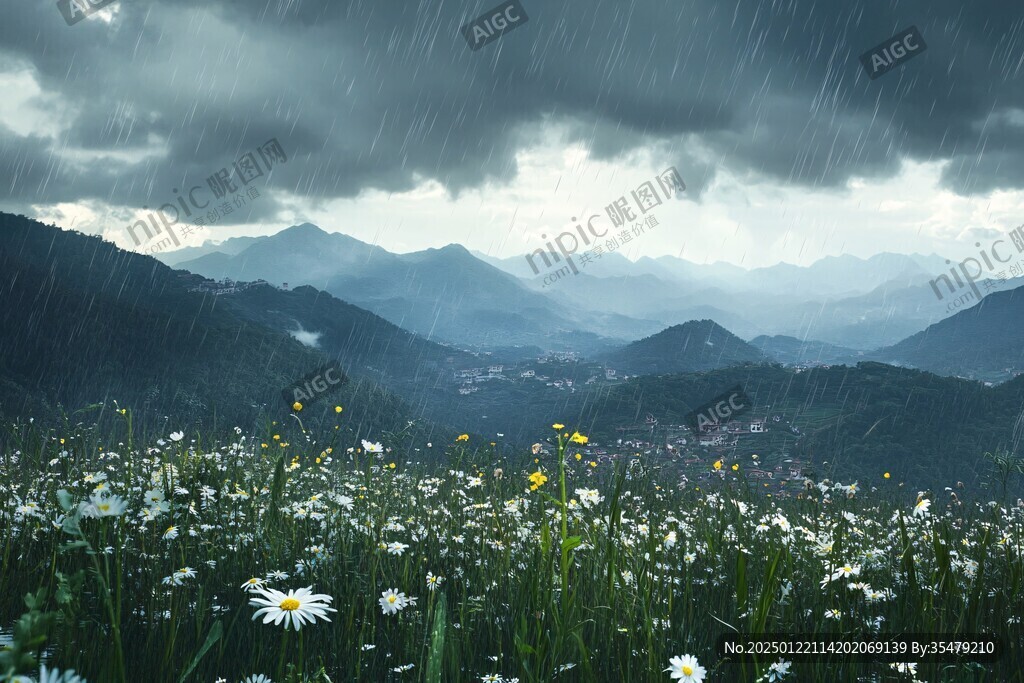 山区降雨