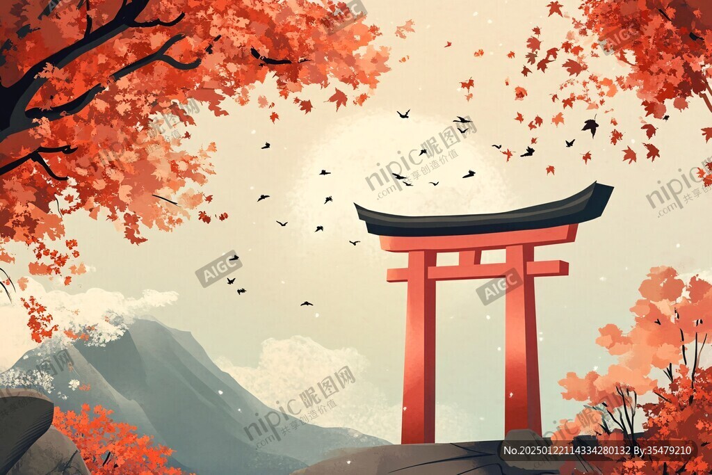 日式插画