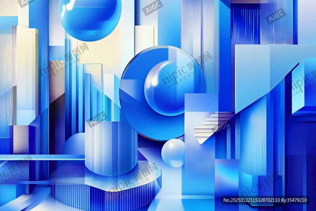 前卫风格立体感背景