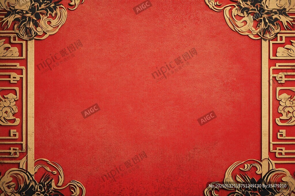红金色欧式背景