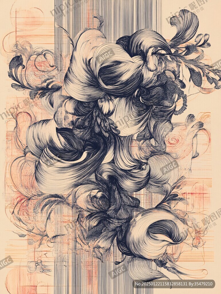 动感线条装饰画