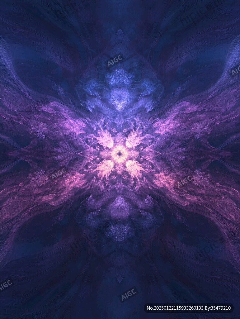幻彩抽象花
