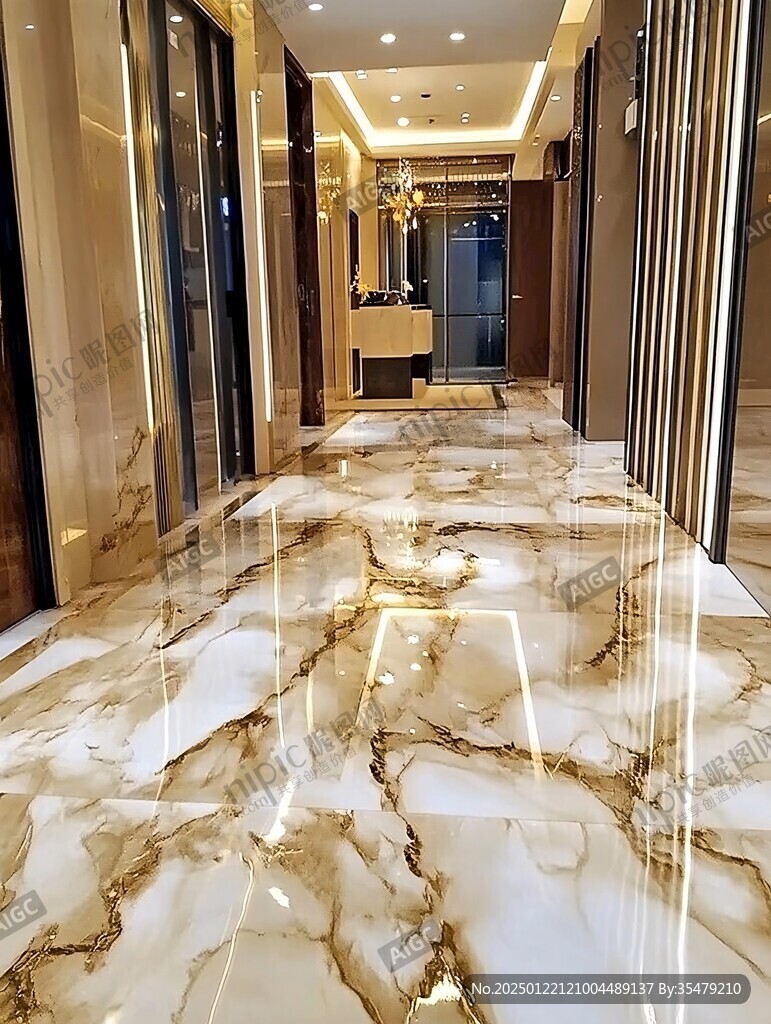 酒店大理石地面