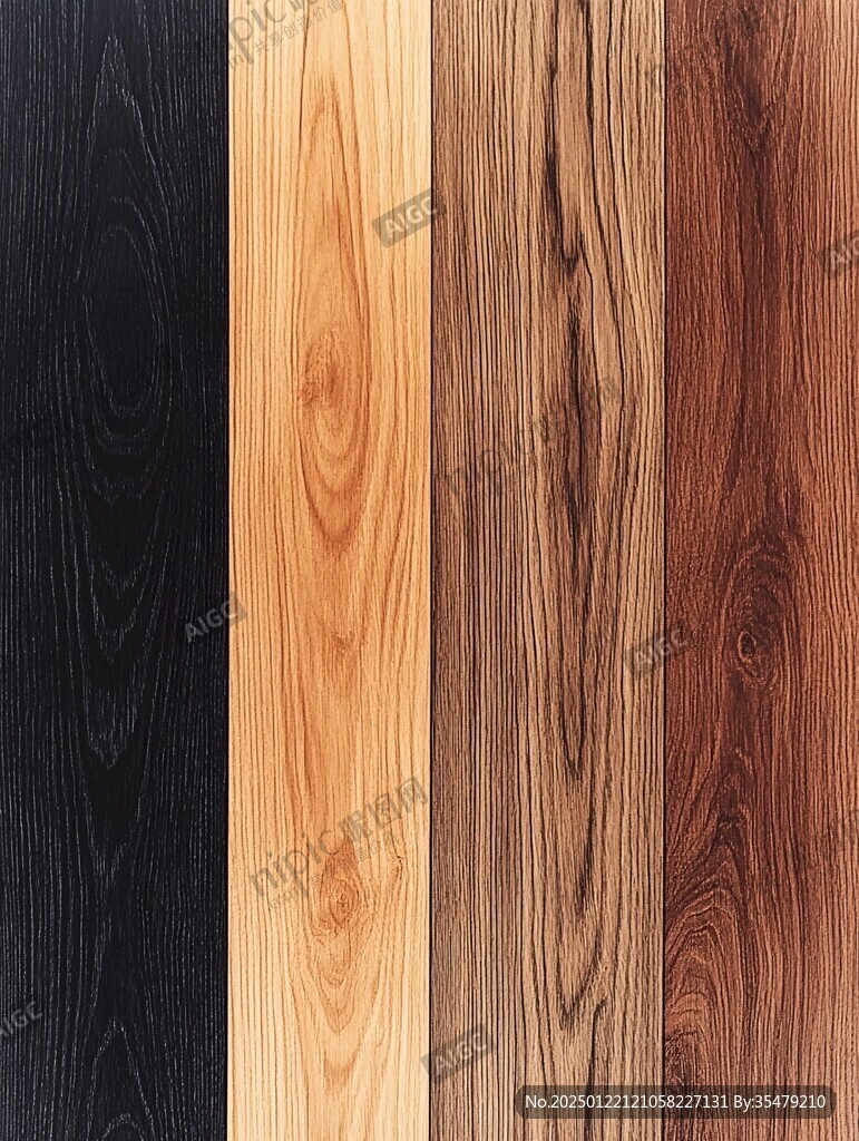 多种颜色木板木材