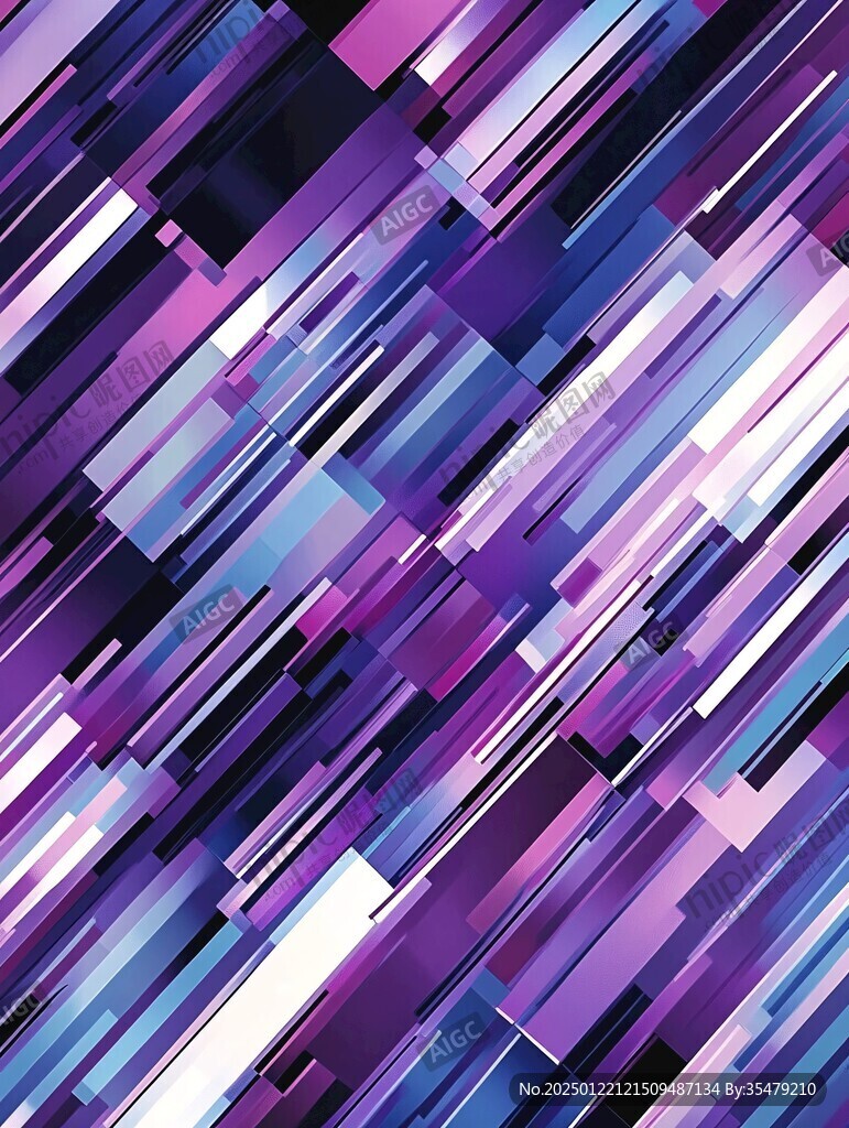 紫色科技线条格纹素材
