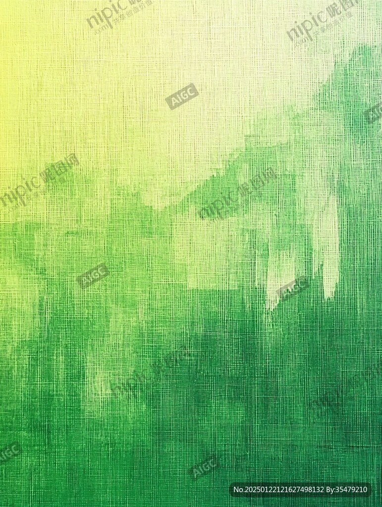 绿色背景抽象画