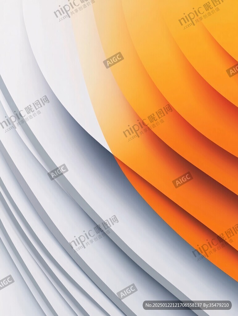 简洁大气拼色曲线纹理