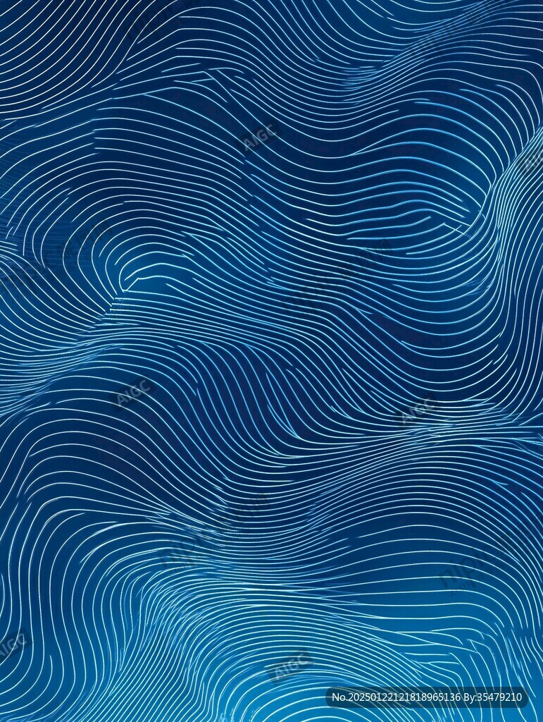 炫彩波浪蓝色渐变纹理